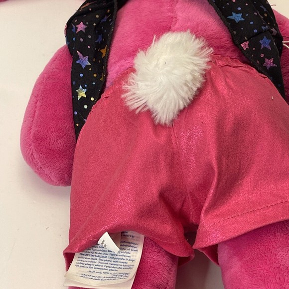 20" Build A Bear Honey Girl HG Risa Pink Rock Star Bunny Rabbit with clothes - Picture 6 of 6